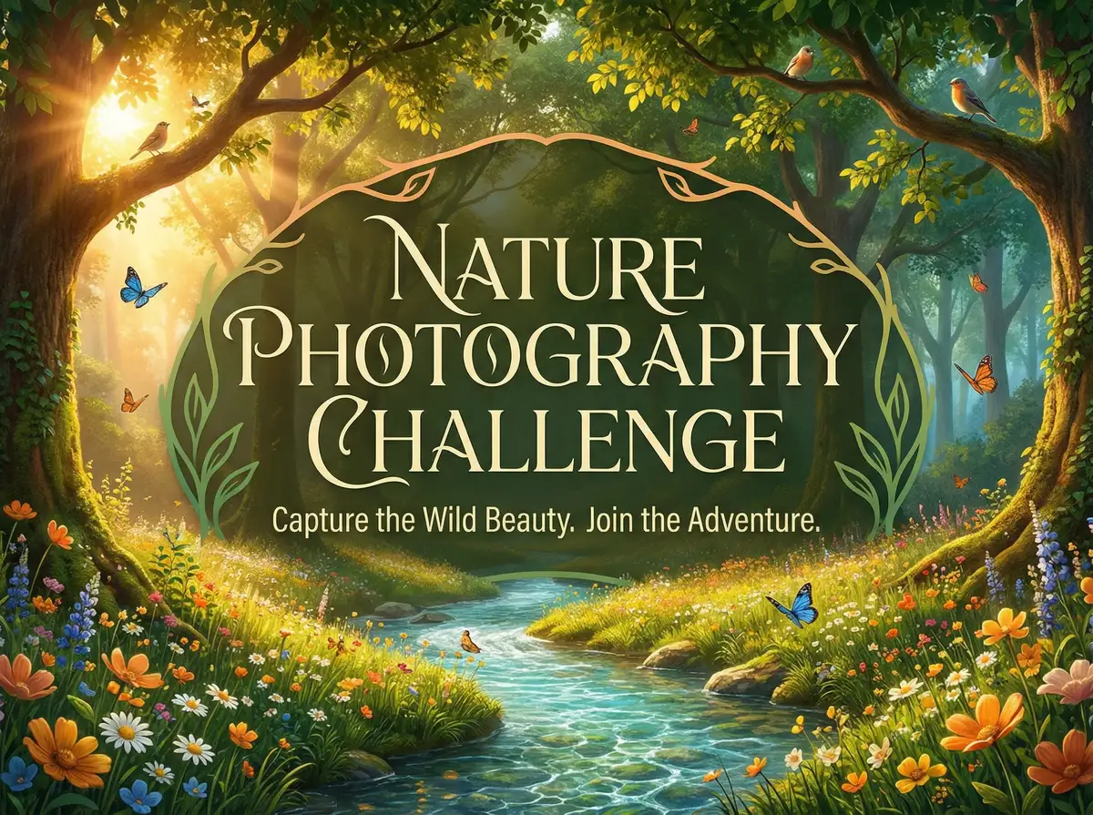 每日大赛 自然摄影挑战主题赛事横幅